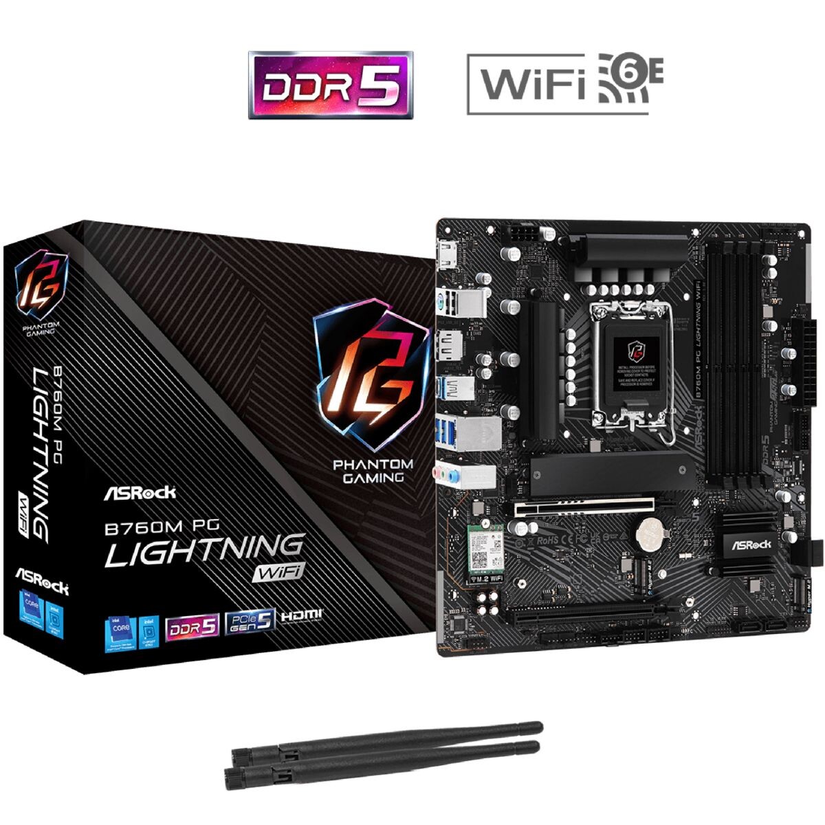 Motherboard Asrock B760M Pg Lightning Wifi DDR5 S1 