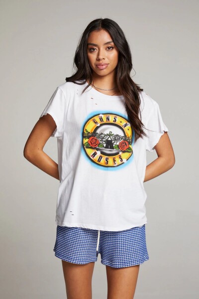 REMERA VINTAGE JERSEY Blanco