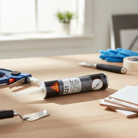 Sellador multipropósito a base de poliuretano Sika Sikaflex-221 Blanco 300ml Sellador multipropósito a base de poliuretano Sika Sikaflex-221 Blanco 300ml