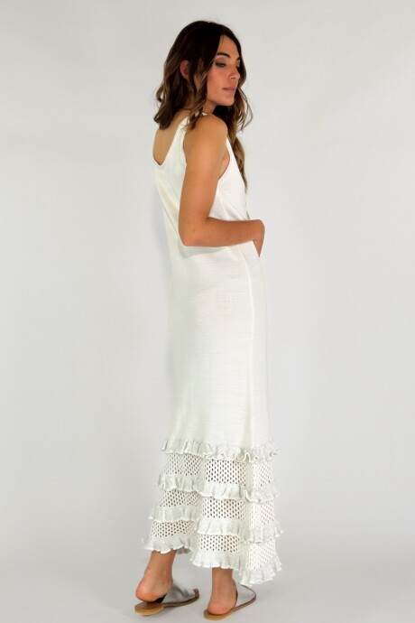 VESTIDO AZAHAR Blanco