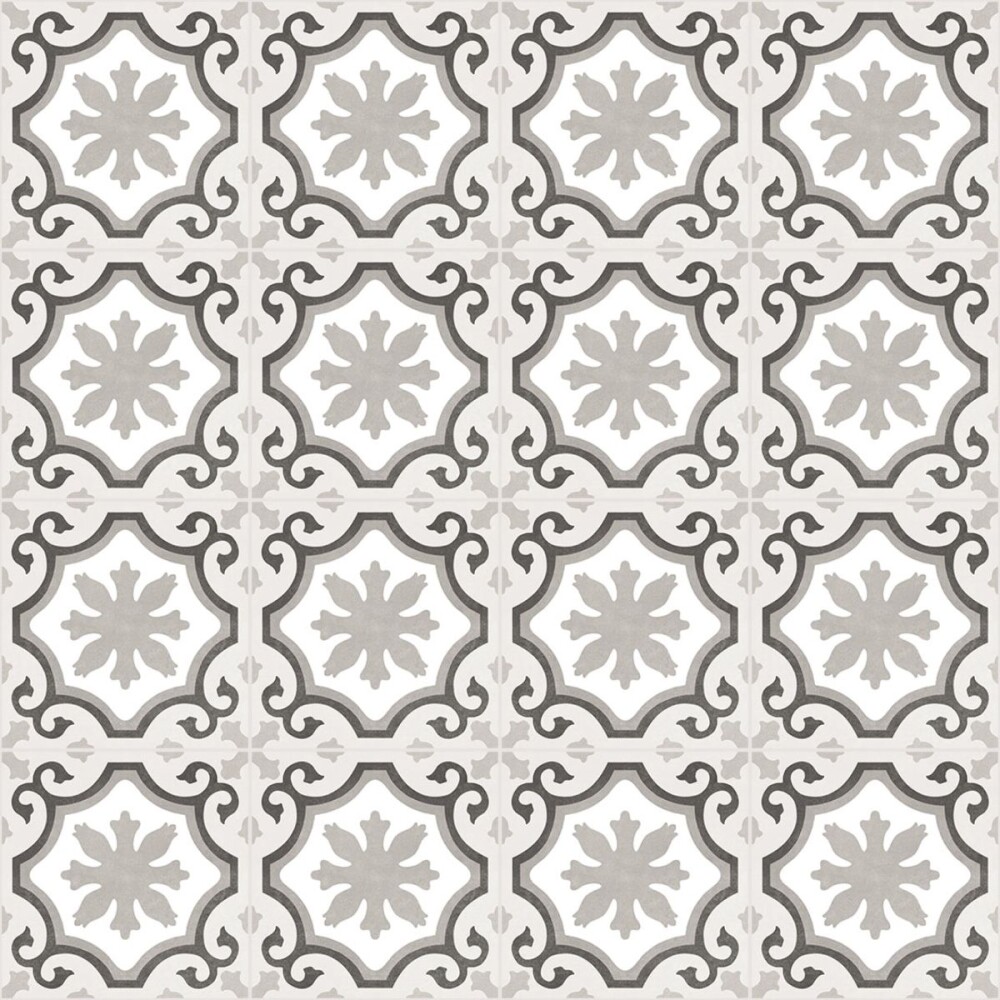Cerámica para piso y pared Linea hidráulica Syros 31x31cm Mate Cerámica Para Piso Y Pared Linea Hidráulica Syros 31x31cm Mate