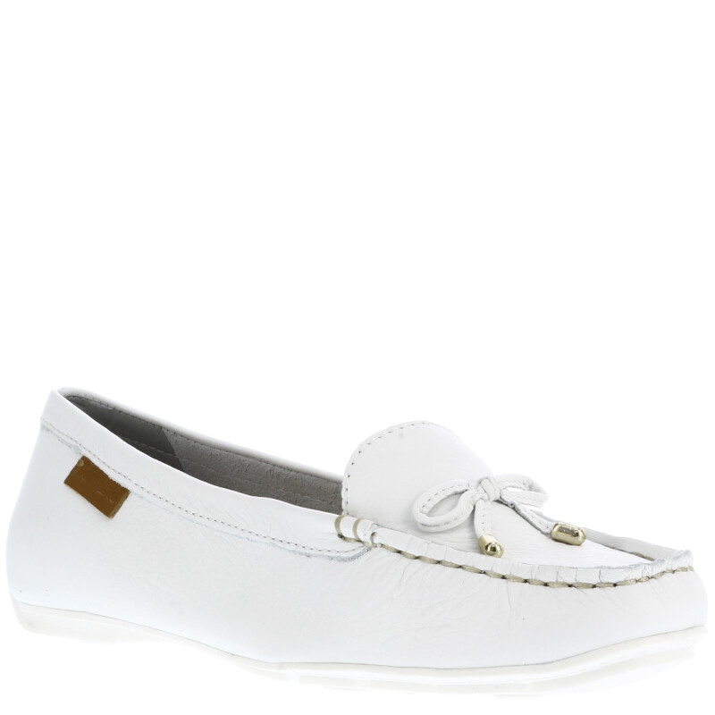 Zapatos de Mujer Bottero Mocasin c/moñita Blanco
