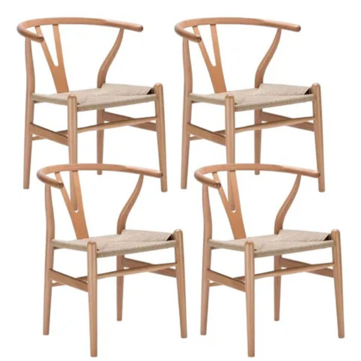 Promo 4 Sillas Wishbone 