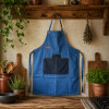 Delantal de Cocina Tela Denim con Bolsillo Frontal Jean Claro