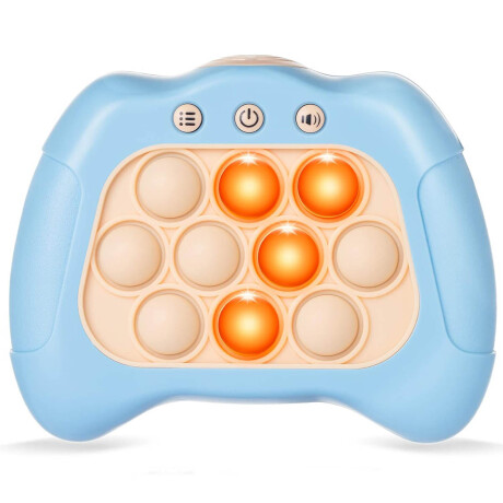 Pop It Consola Electrónica Sensorial Con Luz Y Sonido Celeste