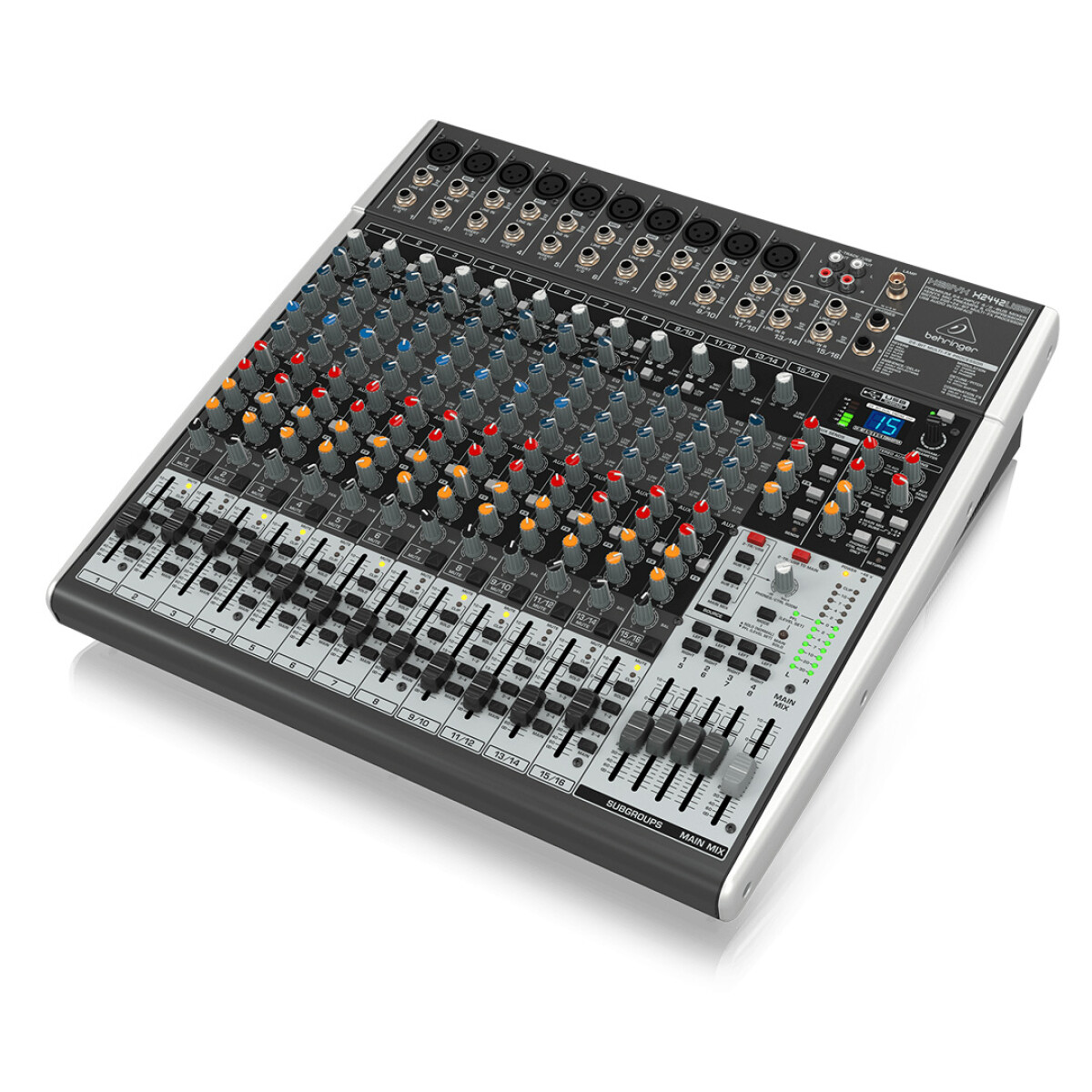 CONSOLA BEHRINGER X2442USB 24IN 4/2 BUS FX 