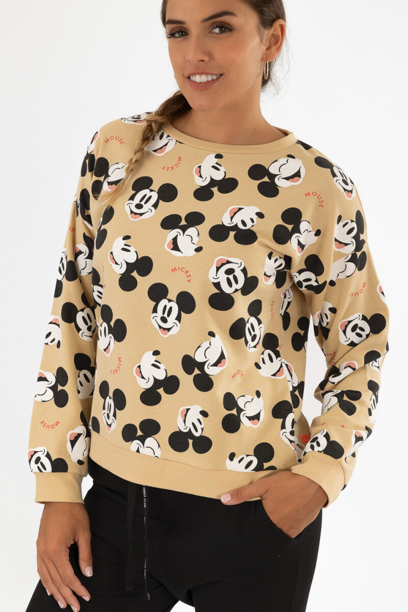 Sweater mickey - Marfil 