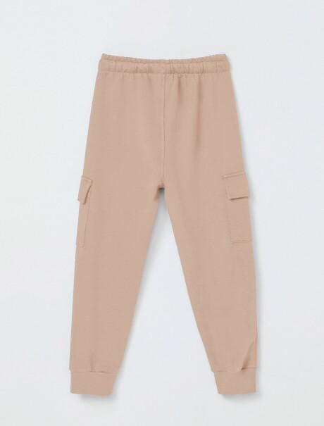 PANTALÓN INFANTIL TIPO CARGO BEIGE