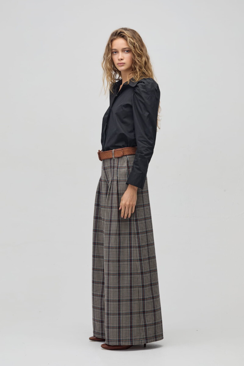 Camisa Lola en Algodón Negro