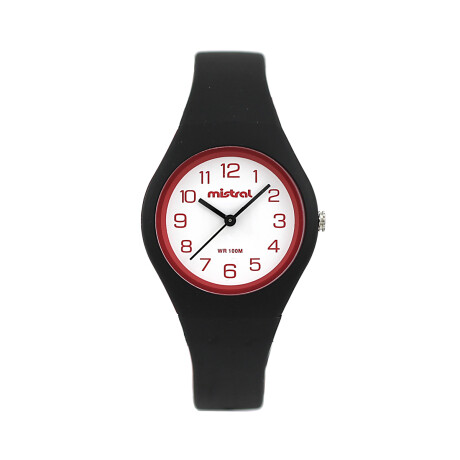 Reloj Mistral Deportivo Silicona Negro. "Producto sin caja" 0