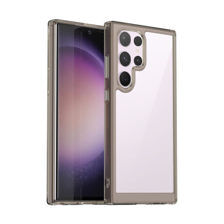 Case Transparente con Borde de Color Samsung S24 Ultra Grey