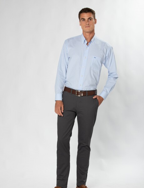 PANTALÓN SKINNY CON SPANDEX Gris