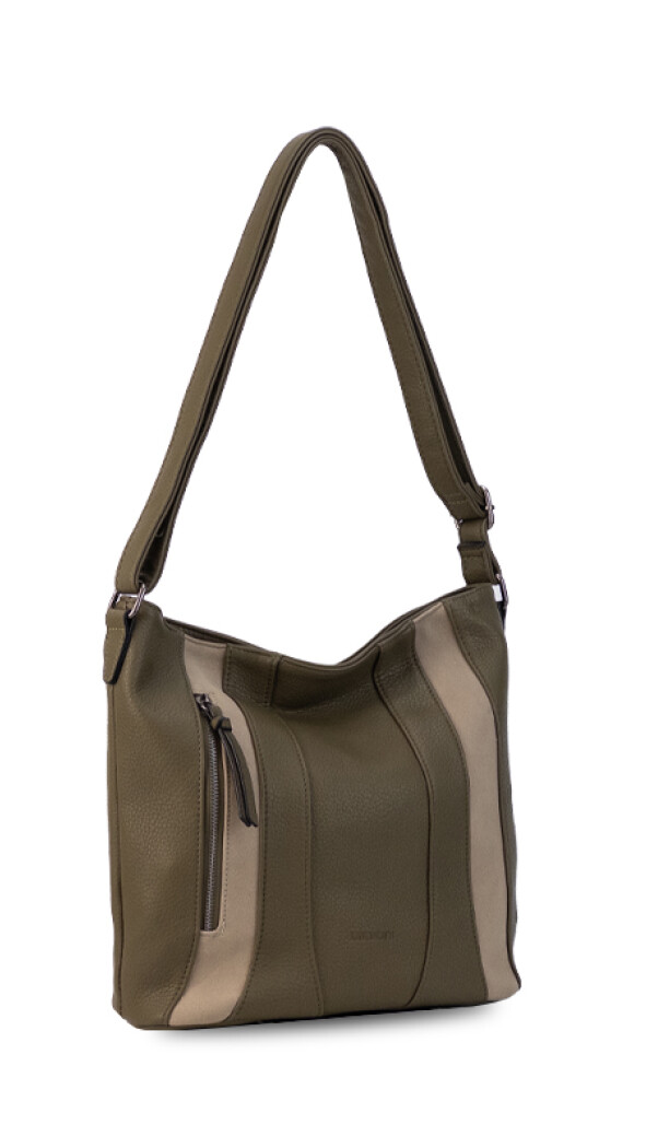 CARTERA DEBORAH VERDE MILITAR