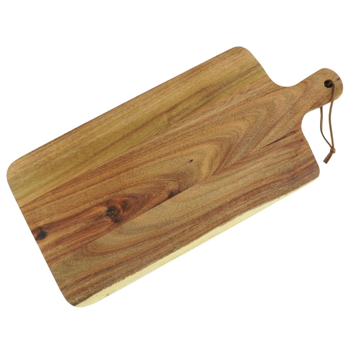 Tabla para picar de madera con mango 