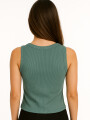 Musculosa Katel Verde Melange