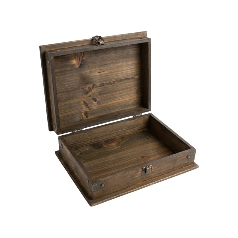 CAJA LIBRO MARRON MED Unica