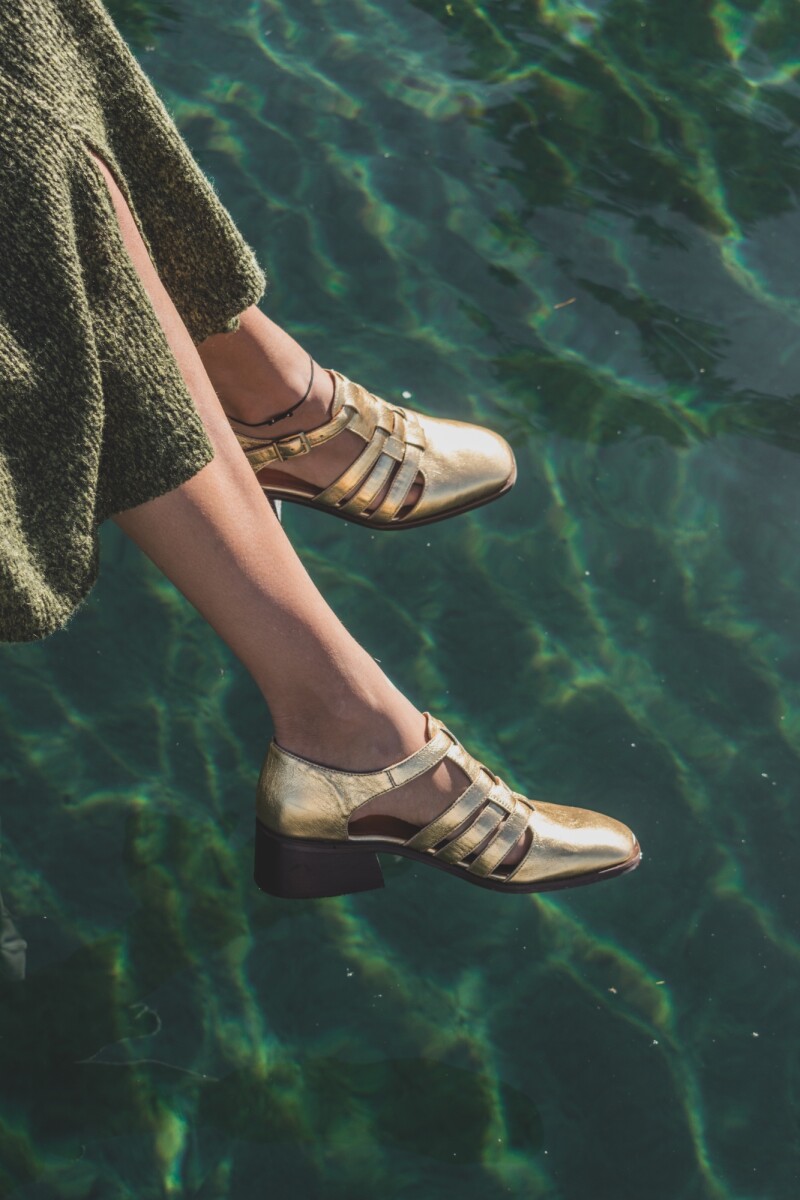 Sandalia Mallorquina - Dorado Fuerte 