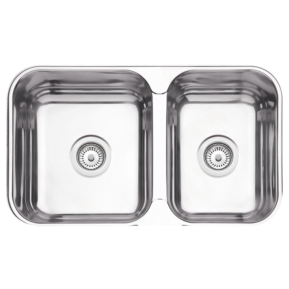 PILETA Y MEDIA DE ACERO INOXIDABLE 304 TERMINACIÓN BRILLO 69x40 CM TRAMONTINA Pileta Y Media De Acero Inoxidable 304 Terminación Brillo 69x40 Cm Tramontina