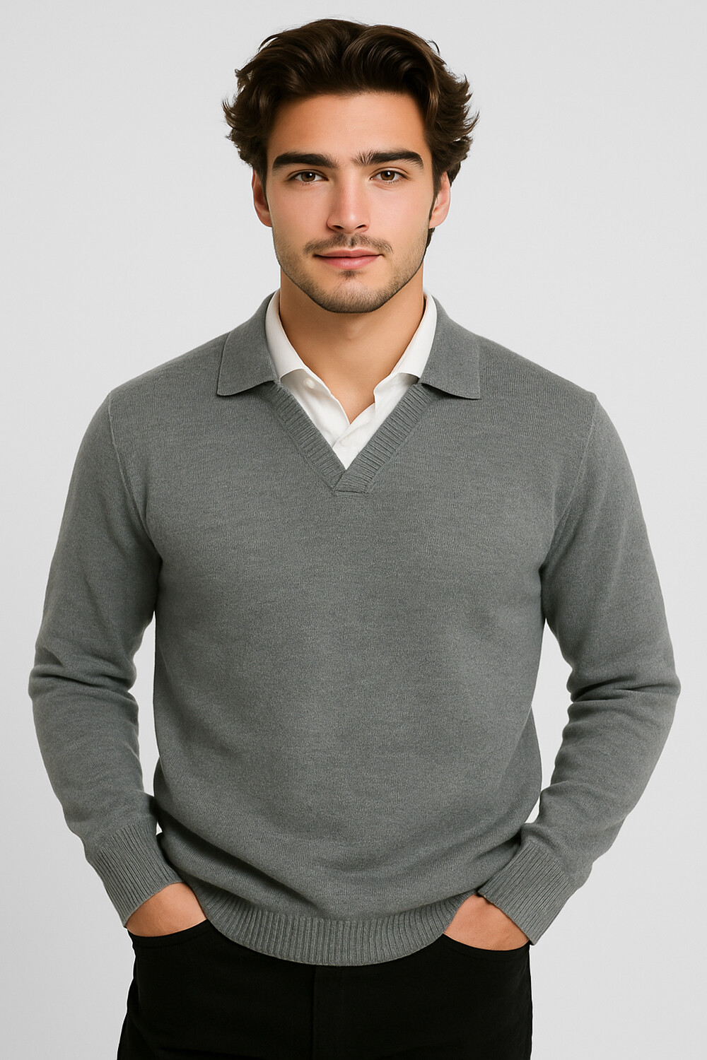 Sweater Gahel Gris Oscuro