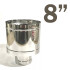 Sombrete De Acero Inoxidable Tromen 8" SOMBRERETE TROMEN 8" INOXIDABLE 32086