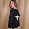 Cardigan Star Negro