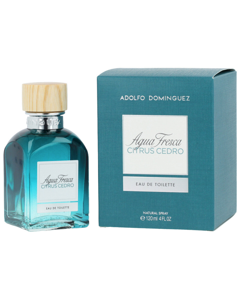 Perfume Adolfo Dominguez Agua Fresca Citrus Cedro EDT 120ml Original 