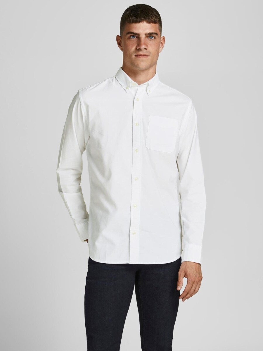 Camisa Oxford Clásica - White 