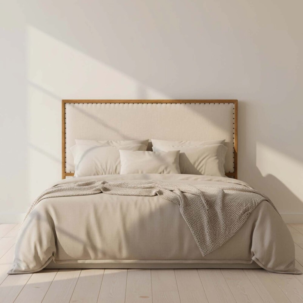 RESPALDO 2 PLAZAS MADERA-Y-TELA PETRA