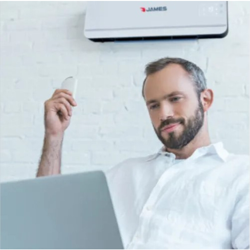 Calefactor eléctrico, Caloventilador de Pared James - 2000 W blanco 220V Calefactor eléctrico, Caloventilador de Pared James - 2000 W blanco 220V