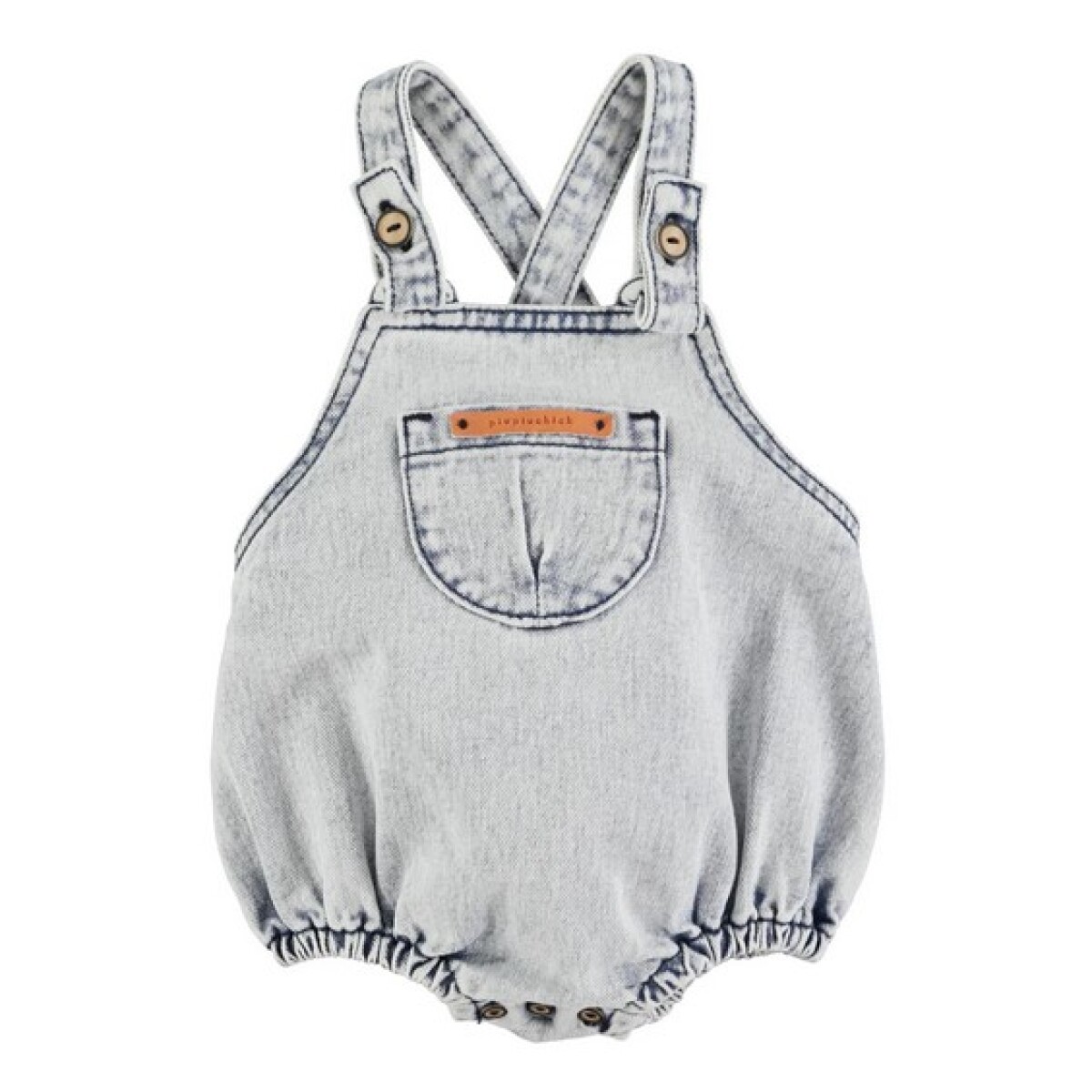 Rana bebe denim gastado 