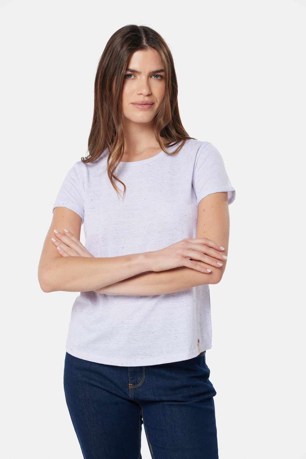 REMERA LISA CON PECAS Blanco