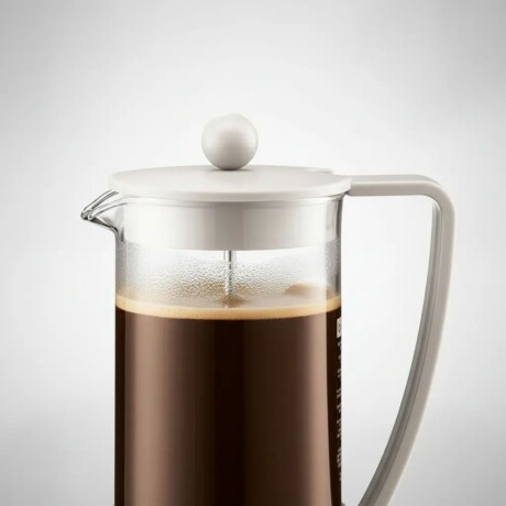 Cafetera Prensa Francesa Bodum Portátil de 1 Lt Blanco
