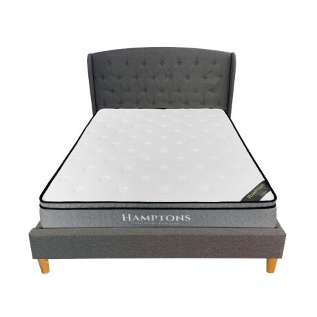 Sommier 2 Plazas Hamptons Ruthenium con Respaldo Sommier 2 Plazas Hamptons Ruthenium con Respaldo