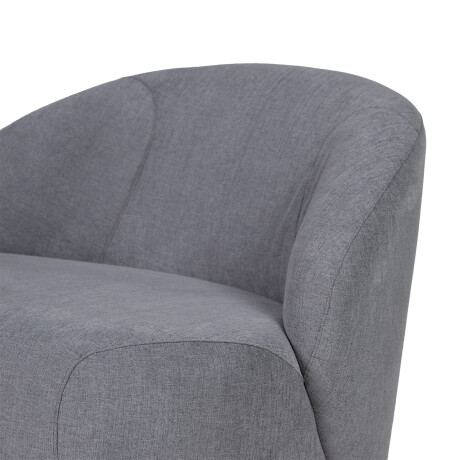 Butaca Zoey Giratoria - Tela Microfibra AA-13 (Gris)