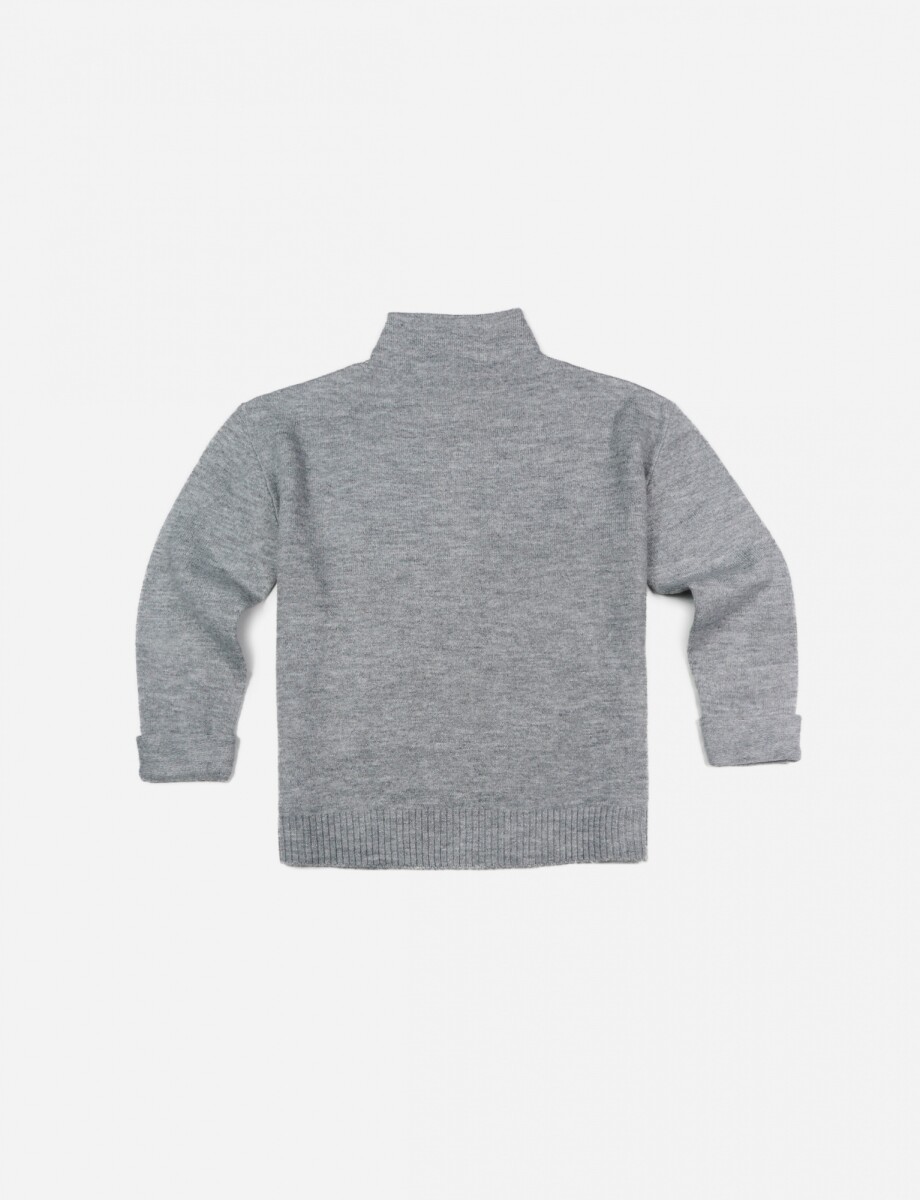 Sweater de dama - GRIS MELANGE 