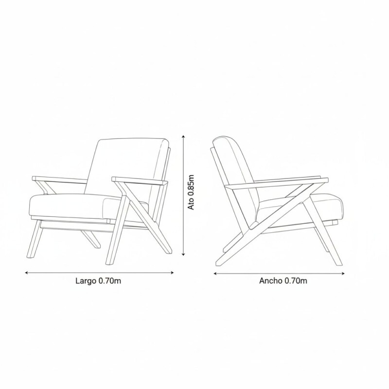 SILLON XS 09 - CREMA 305540/SE (CD) Unica