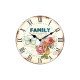 Reloj de pared mdf D28,8x3,5 cm FAMILY