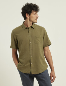 012265 CAMISA HARRINGTON LABEL Verde