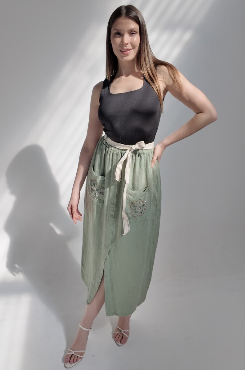 Falda Arezzo - Verde 