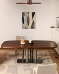 Lienzo abstracto Marvilo gris y mostaza 80 x 100 cm Lienzo abstracto Marvilo gris y mostaza 80 x 100 cm