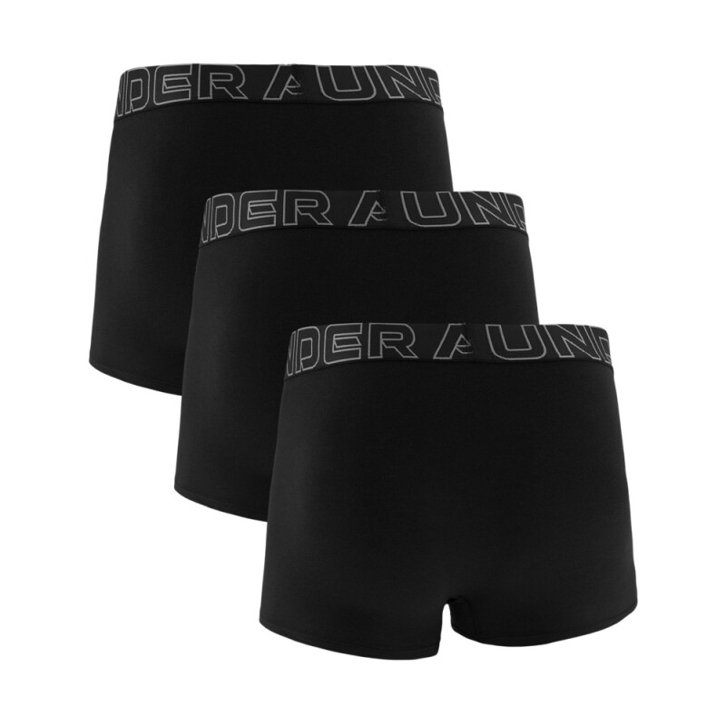 UA PERFORMANCE COTTON SOLID (3 PACK)-CTR/RED/STL BLK-001