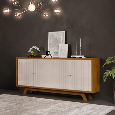 Aparador Buffet Brise Freijo/Off White Aparador Buffet Brise Freijo/Off White