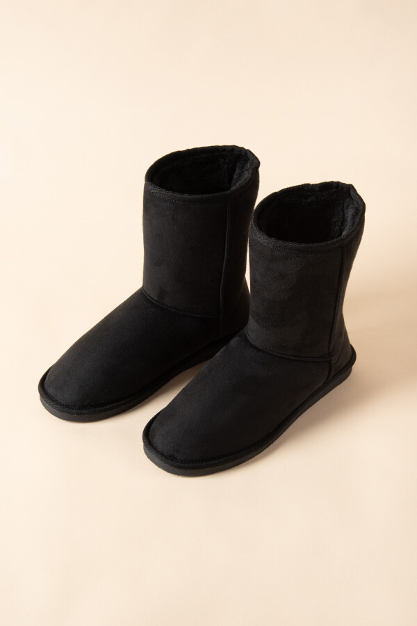 Bota larga Negro