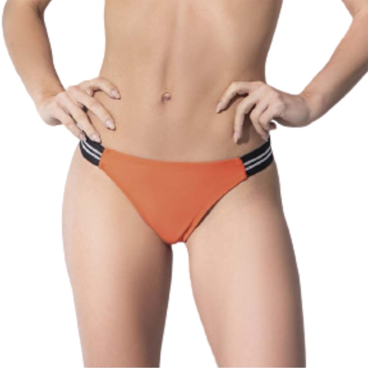 Tanga Colaless elástico con Lúrex - NARANJA 