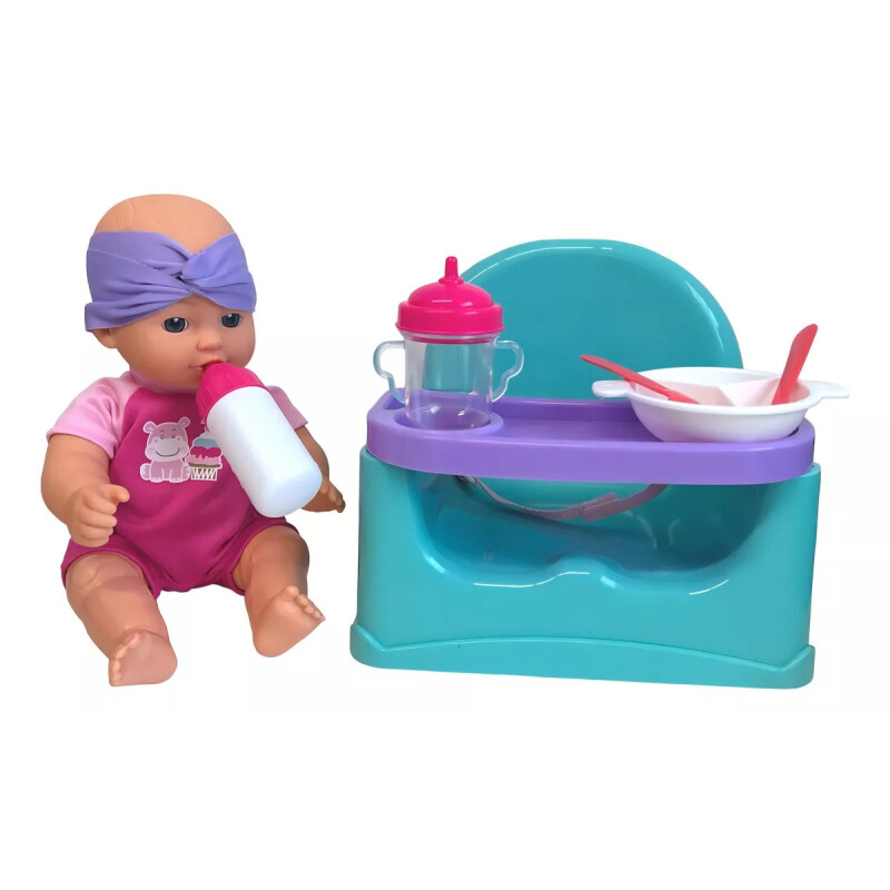 Bebote con sillita de comer , divisionario durante la comida Bebote con sillita de comer , divisionario durante la comida