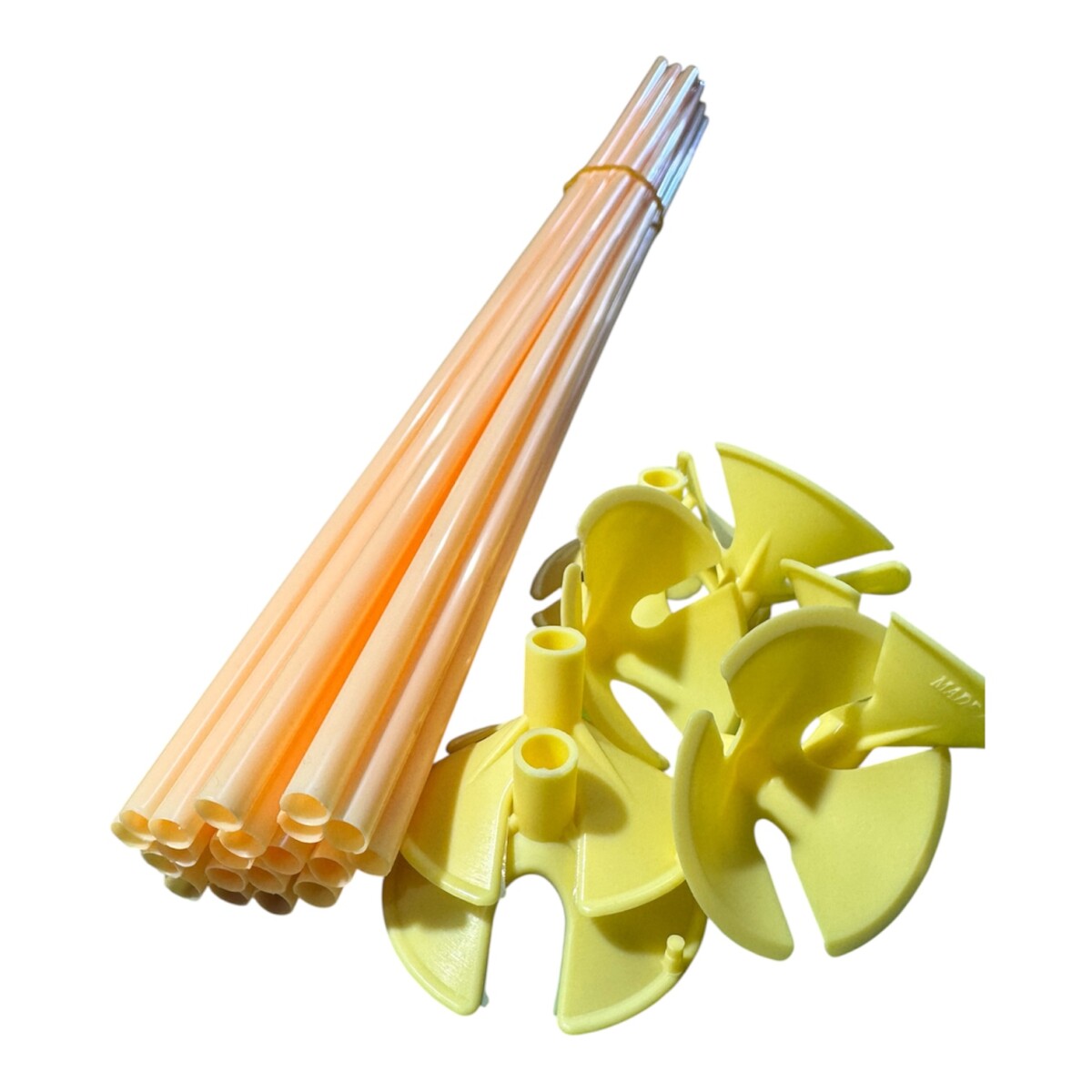 Palitos para Globos x20 - Durazno 