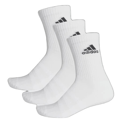 Medias Adidas Training 3Pack Blanco/Blanco/Negro S/C