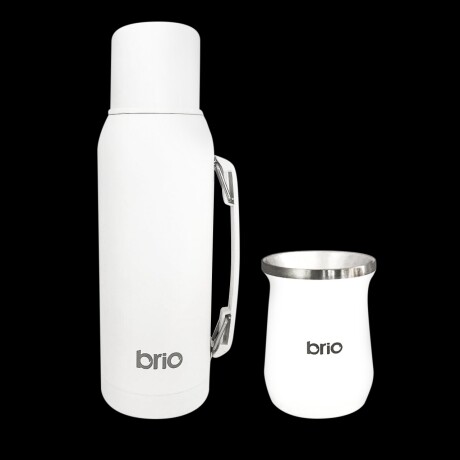 Mate Alto Brio de Acero Inoxidable BLANCO