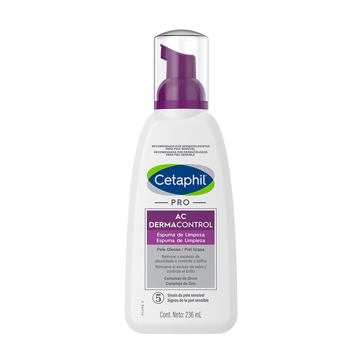 CETAPHIL PRO AC ESPUMA DE LIMPIEZAx236ML 
