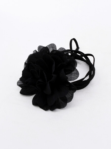 COLLAR FLOR NEGRO